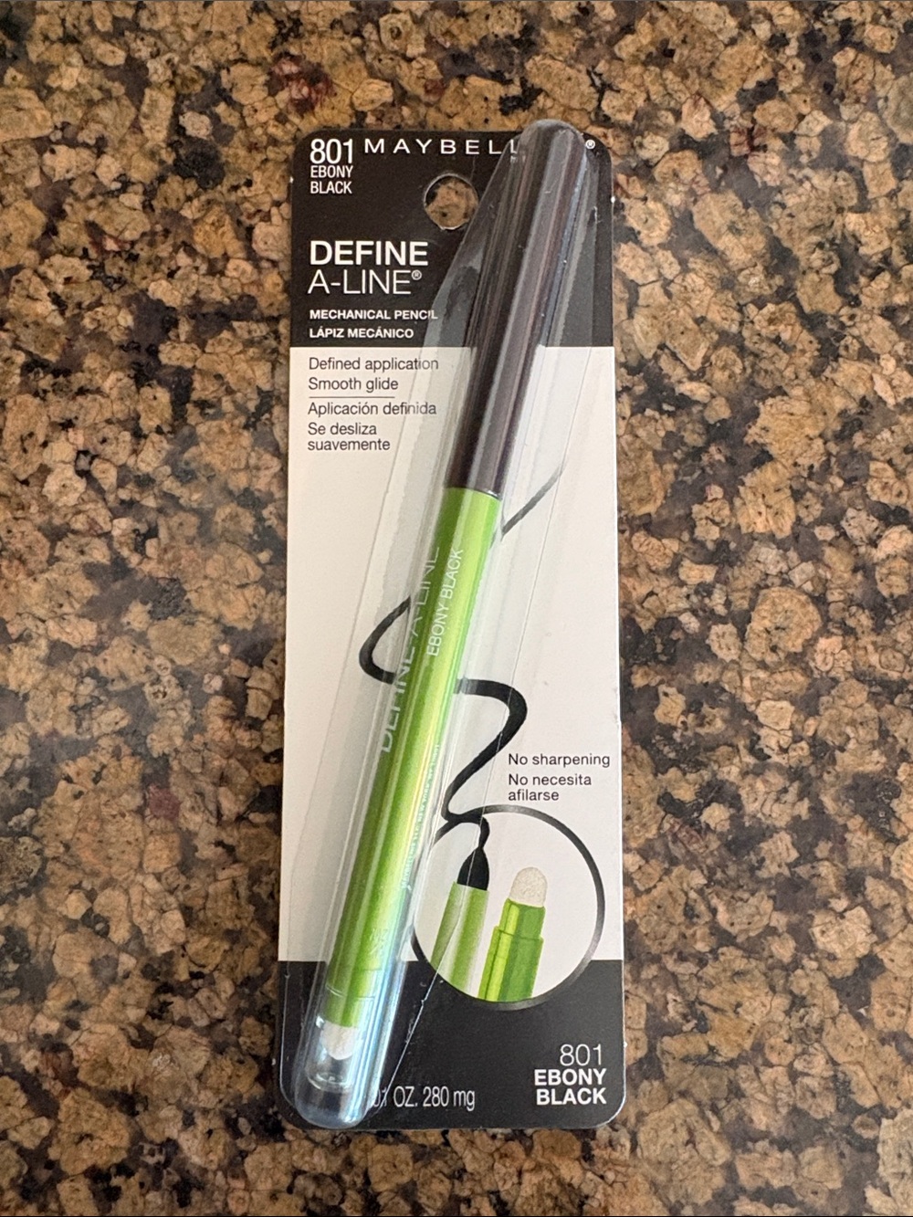 Maybelline Define A-Line Mechanical Eyeliner Pencil - Ebony Black
